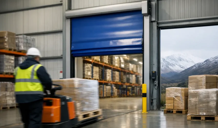 How high-speed doors improve Scottish warehouses