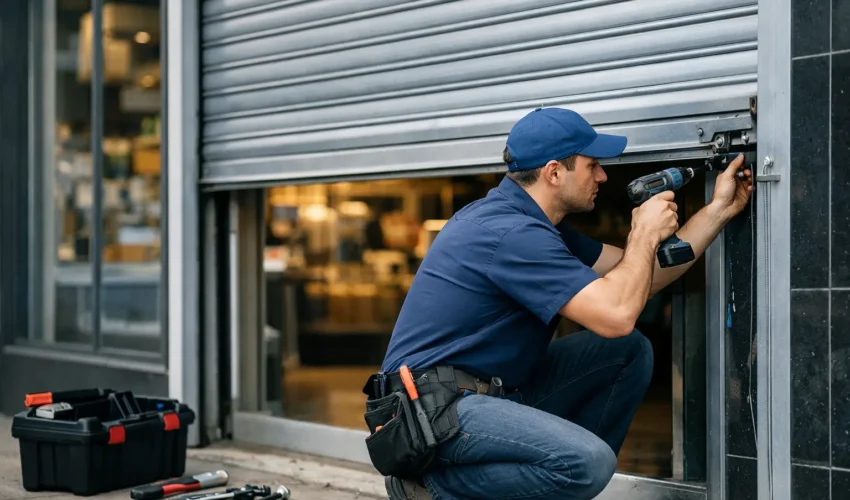 Shop Front Shutter Repair for Faster Reopening
