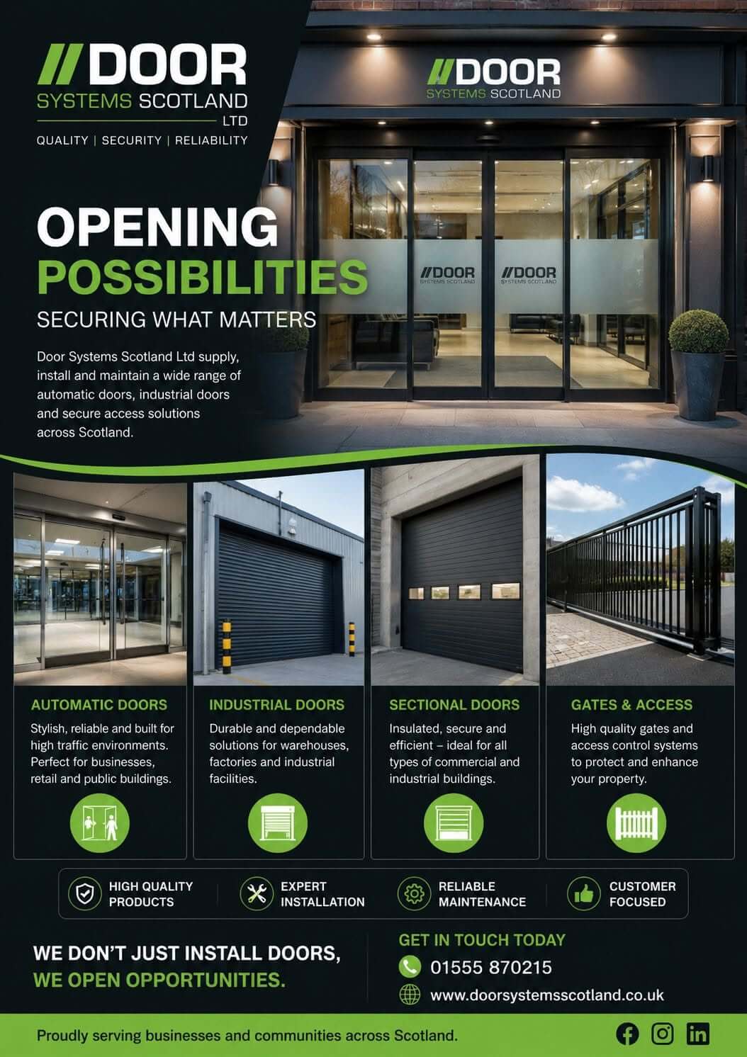 automatic door installers east kilbride